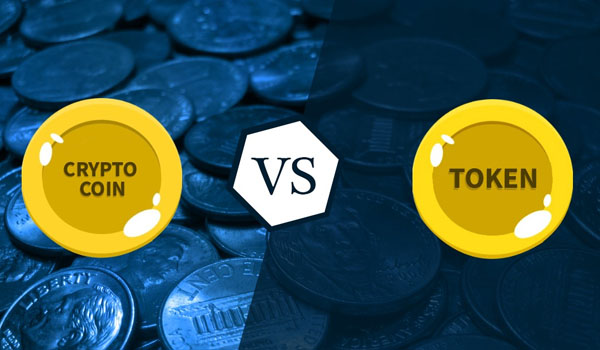 Distinguishing coins and tokens in cryptocurrency trading