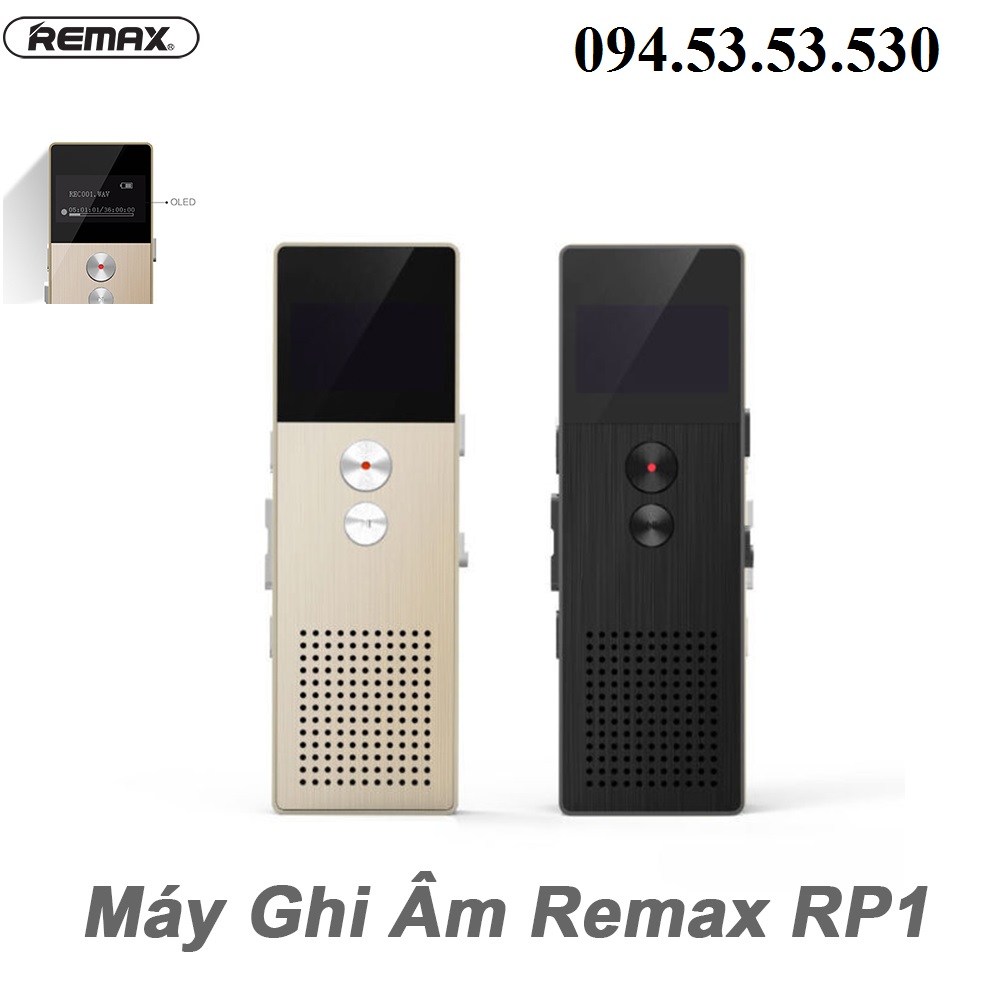 Máy ghi âm nhỏ gọn cầm tay Voice Recorder Remax RP1