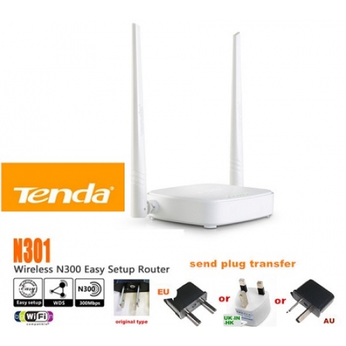 Bộ phát wifi Tenda N301 N300 rẻ bền đẹp, đa tính năng với tốc độ lên đến 300Mbps